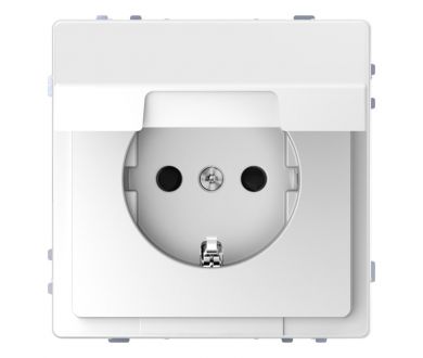 Розетка Schneider Electric Merten D-Life 16A с/з и крышкой MTN2310-6035
