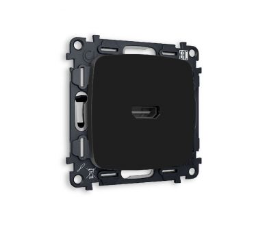 Комплект механизма розетки HDMI 2.0 40V/500mA 2.0GHz 5-18Gbit/s Ambrella Volt Omega MO814010