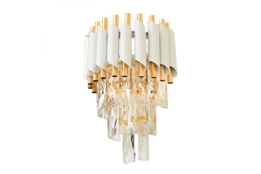 Настенный светильник Lumina Deco Funneli LDW 6003-2 WT+F.GD