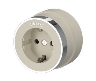 Розетка с заземлением Werkel Vintage 4690389174742 W5871055
