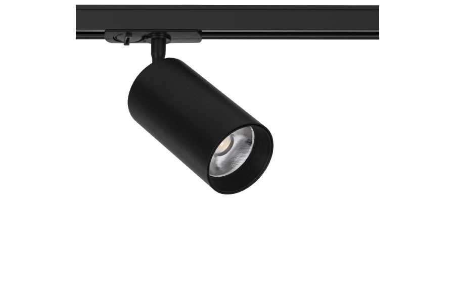 Трековый однофазный светильник Arte Lamp Aero A1337PL-1BK