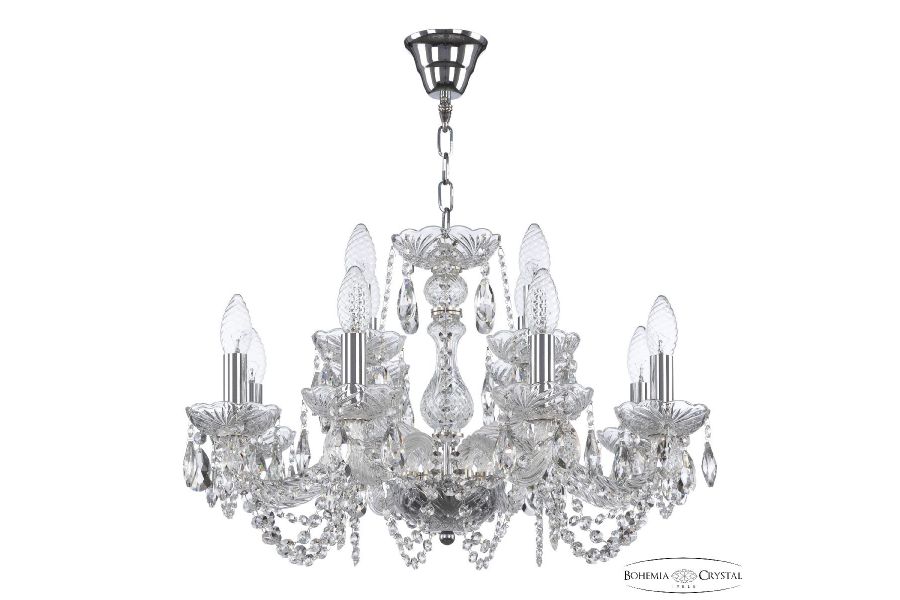 Подвесная люстра Bohemia Ivele Crystal 119/8+4/200 Ni
