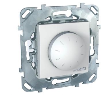 Диммер поворотный Schneider Electric Unica для ламп накаливания и галогенных 40-400W MGU5.511.18ZD