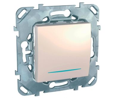 Переключатель одноклавишный перекрестный с подсветкой Schneider Electric Unica MGU5.205.25NZD