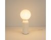 Настольная лампа Arlight SP-SILKA-TAB-R150-6W Warm2700 (WH, 330 deg, 230V, TOUCH-DIM) (IP20, Натуральный шелк) 056890