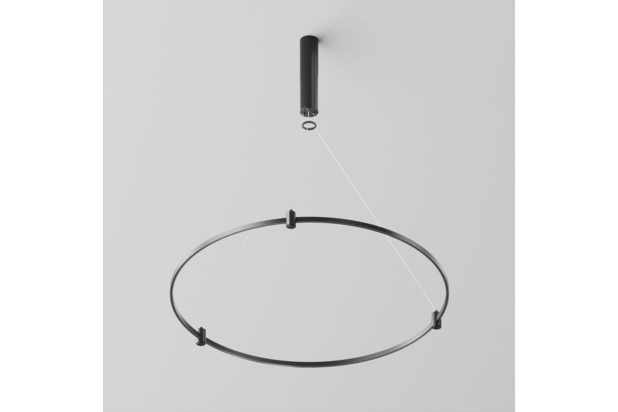 Основание круглое для трековых светильников Maytoni Technical Flarity TFC-Flar-H01-B