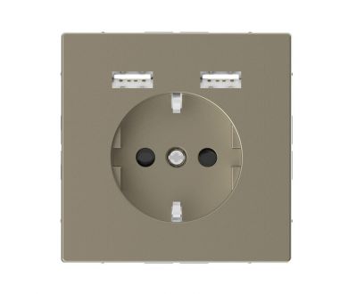 Розетка компьютерная USBx2 Schneider Electric Merten D-Life MTN2366-6033
