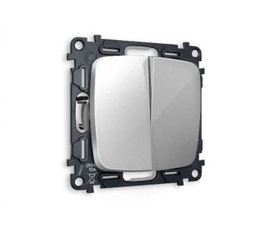 Купить Комплект механизма 2-кл выключателя Ambrella Volt Omega MO403010 Комплект механизма 2-кл выключателя Ambrella Volt Omega MO403010