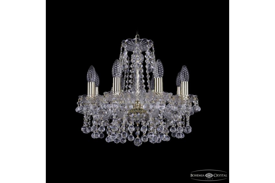 Подвесная люстра Bohemia Ivele Crystal 1409/8/141 G