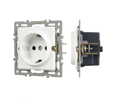 Механизм электрической розетки Arlight SCT-GP-MEU-PL-WH (250V, 16A) 043739