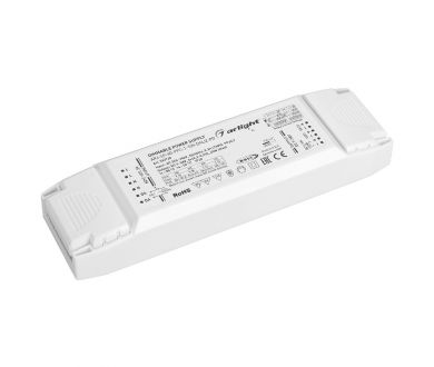 Блок питания Arlight ARJ-SP-60-PFC-1-10V-DALI2-PD (60W, 9-58V, 2x0.3-0.9A, IP20) 033730