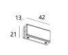 Соединитель линейный Italline Fantom IT010-4013 black