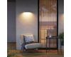 Уличный настенный светильник Arlight SP-BULFIN-WALL-L365-10W Warm3000 (BK, 120 deg, 230V) (IP65 Бетон) 051042