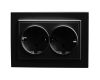 Розетка 2-местная Stekker PST16-9011-03 с защитной шторкой 39482