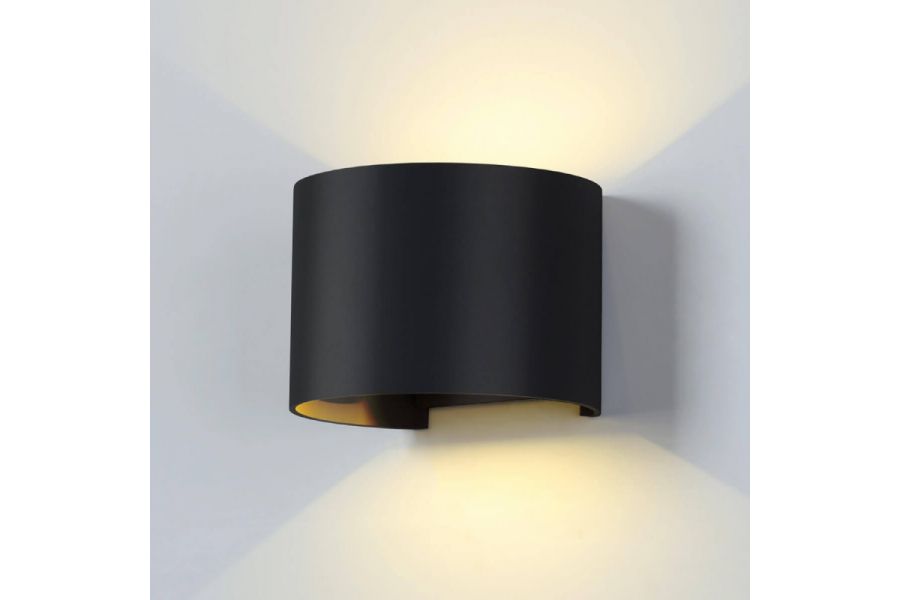 Уличный настенный светодиодный светильник Elektrostandard 1518 Techno LED Blade черный 4690389108938