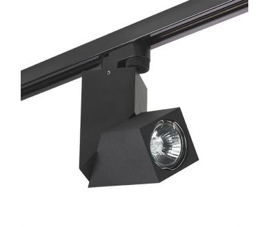 Трековый светильник Lightstar Track 1 black A1T051057 (592017+051057)