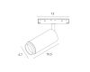 Трековый магнитный светильник Arte Lamp Optima A7275PL-1BK