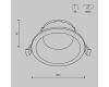 Встраиваемый светильник Maytoni Technical Share DL126-GX53-WB