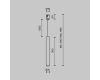 Трековый магнитный светильник Maytoni FOCUS LED TR155-1-5W3K-PT
