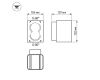 Настенный светильник Arlight LGD-Wall-Vario-J2B-12W Warm White 021932