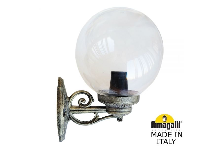 Уличный настенный светильник Fumagalli Globe 250 G25.131.000.BXF1R