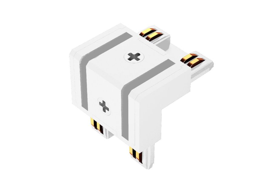 Коннектор угловой Arlight MAG-VIBE-CON-L90-INT-POWER (WH, внутренний) 044507