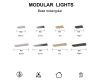 Основание потолочное 8L Mantra Modular Light Florones 9389