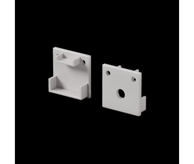 Комплект заглушек для профиля 20×20 2шт Maytoni Led Strip ALM-2020B-EC 642077