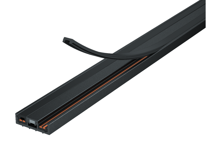 Ультратонкий накладной магнитный шинопровод iLedex Vision 4825-25/7-3000-BK