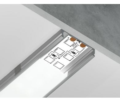 Алюминиевый накладной профиль Ambrella Light Alum Profile GP1800AL