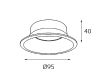 Отражатель для светильника Italline reflector for 3160 black