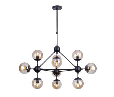 Подвесная люстра Arte Lamp Bolla A1664SP-10BK