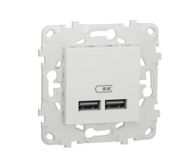 Розетка компьютерная USBx2 Schneider Electric Unica New NU541818