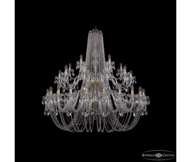 Подвесная люстра Bohemia Ivele Crystal 1402/24+12+6/530/2d G