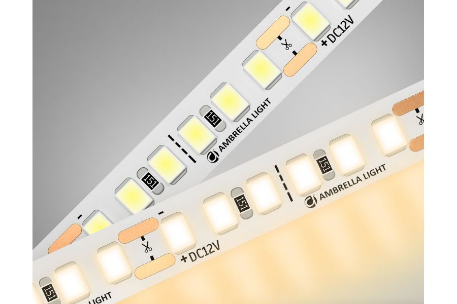 Светодиодная лента Ambrella Light LED Strip 12В 2835 14,4Вт/м 3000K 5м IP20 GS1301