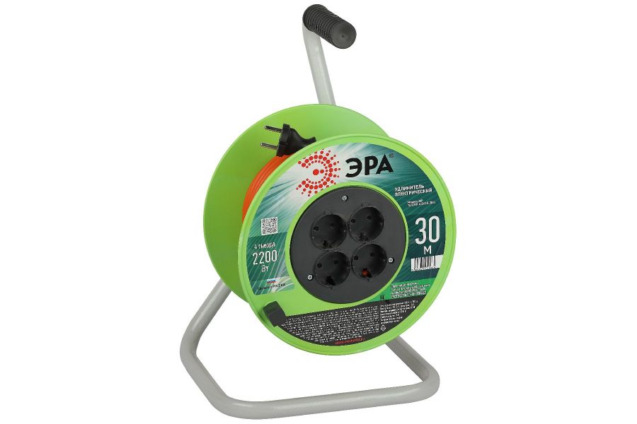 Удлинитель силовой Эра RP-4-2x1.0-30m Б0059782