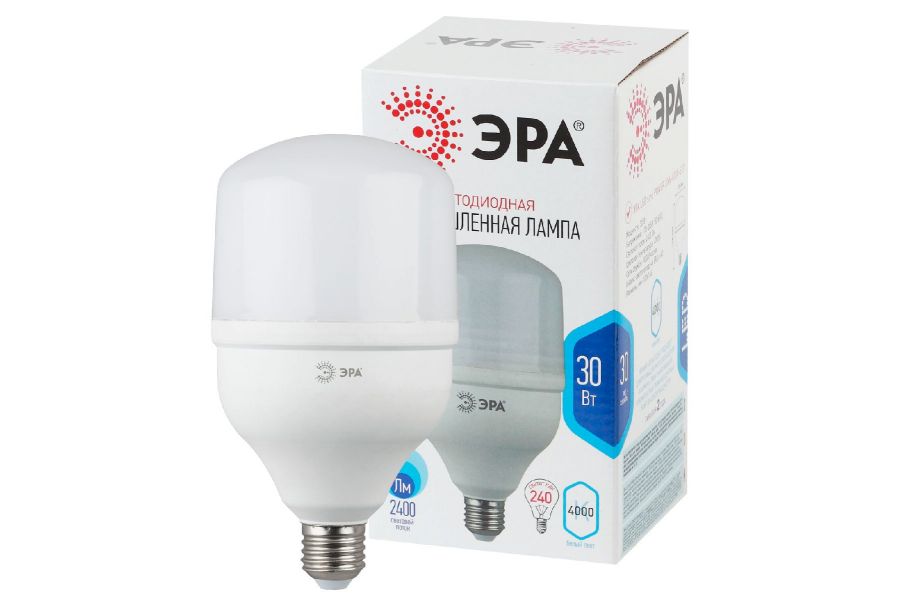 Лампа светодиодная Эра E27 30W 4000K LED POWER T100-30W-4000-E27 Б0027003