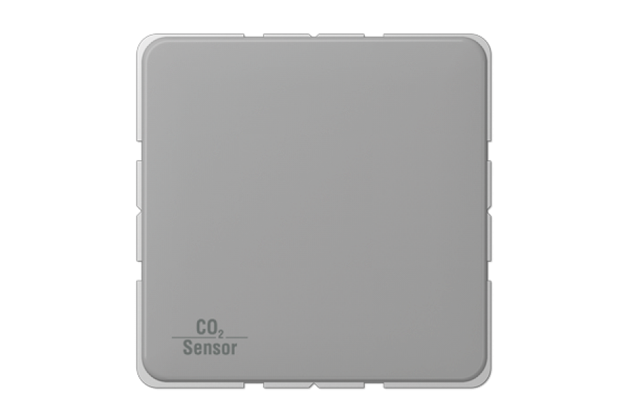 Датчик углекислого газа, влажности и комнатной температуры Jung CO2CD2178GR