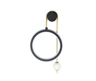 Бра Crystal lux CORIDA AP25W LED BLACK/GOLD