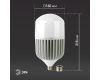Лампа светодиодная Эра E40 100W 4000K LED POWER T160-100W-4000-E27/E40 Б0032089