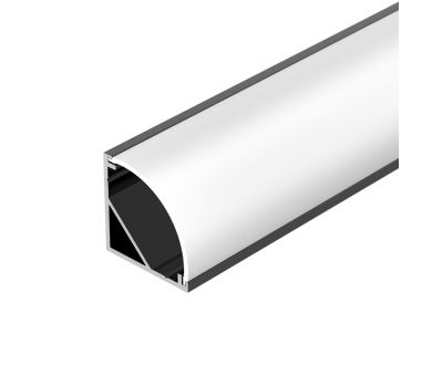 Алюминиевый профиль Arlight SL-KANT-H20-2000 BLACK 049016