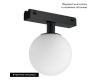 Трековый магнитный светильник Arlight MAG-VIBE-SFERO-R120-6W Day4000 (BK, 235 deg, 48V) 044166