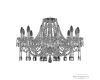 Подвесная люстра Bohemia Ivele Crystal 107/12/240 Ni