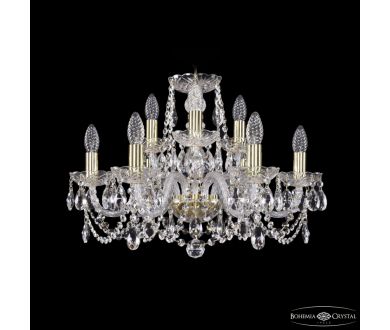 Подвесная люстра Bohemia Ivele Crystal 1402/6+3/195 G