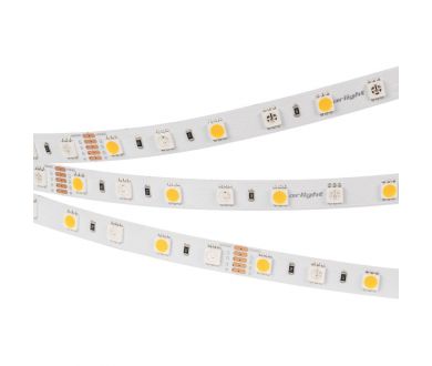 Светодиодная лента Arlight RT-B60-10mm 24V RGBW-Day (14.4 W/m, IP20, 5m) (Открытый) 018326(3)