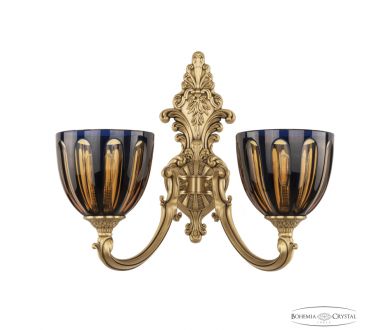 Бра Bohemia Ivele Crystal Verona 7209B15/2/175 FP P1 U Amber-Blue/H-1H