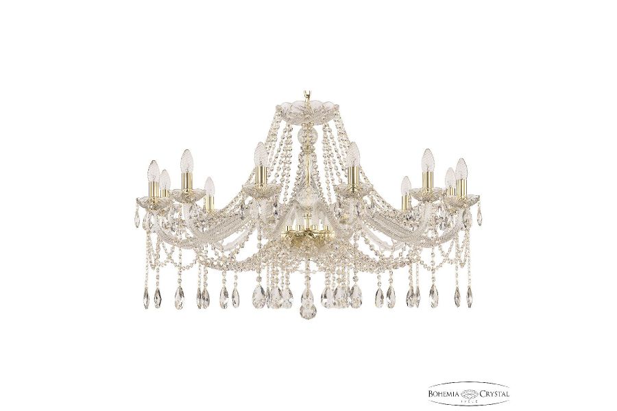 Подвесная люстра Bohemia Ivele Crystal 107/12/360 G