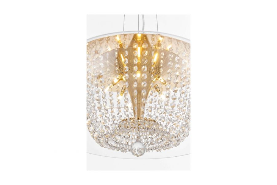 Подвесная люстра Lumina Deco Disposa LDP 7018-500 PR+F.GD