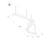 Подвесной светильник Arlight SP-Line-Hang-Arc-S3535-D1500-124W Warm3000 034053(1)