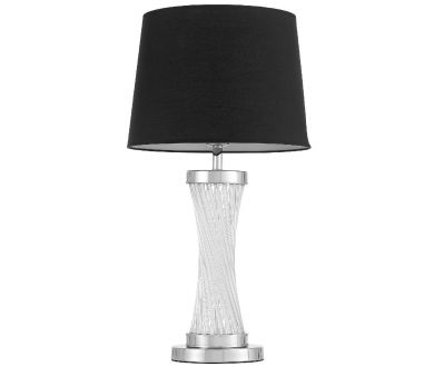 Настольная лампа Lumina Deco Villanova LDT 302 CHR+BK